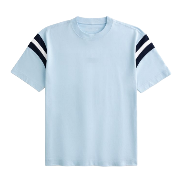 Men's Varsity Stripe Oversized T-Shirt