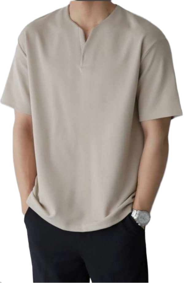 Sand Beige Oversized T-Shirt