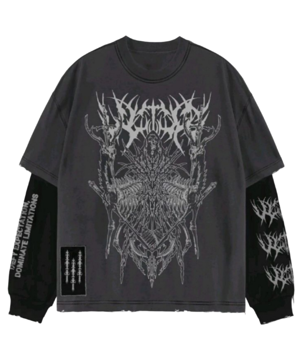 Oversized Streetwear Layered T-Shirt