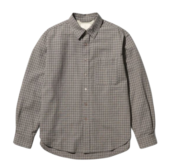 Classic Plaid Checked Full-Sleeve Cotton Flannel Shirt
