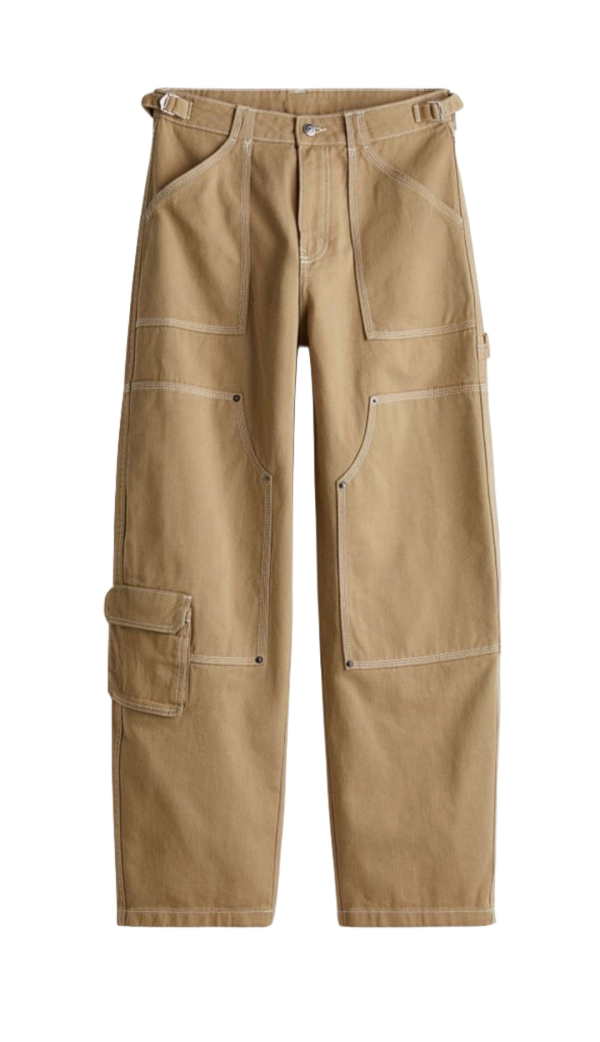 Men’s Relaxed Fit Double-Knee Carpenter Workwear Trousers