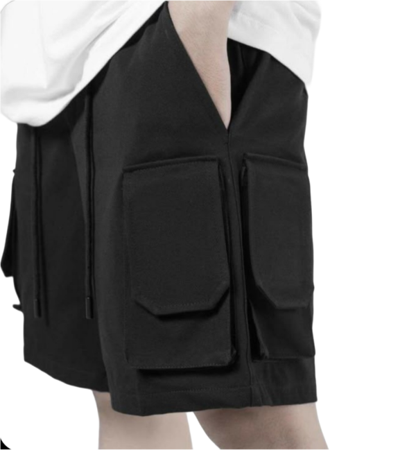Men’s Urban Techwear Multi-Pocket Cargo Shorts