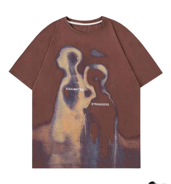 Men’s Abstract Graphic Oversized T-Shirt